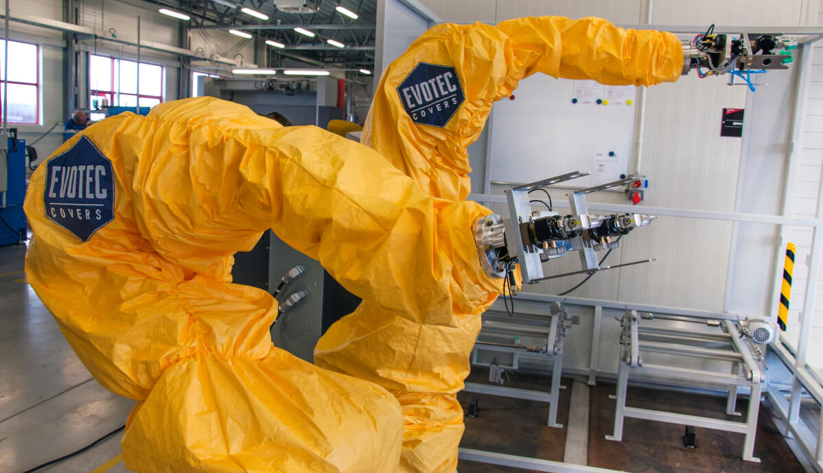 How do robot covers work? Evotec